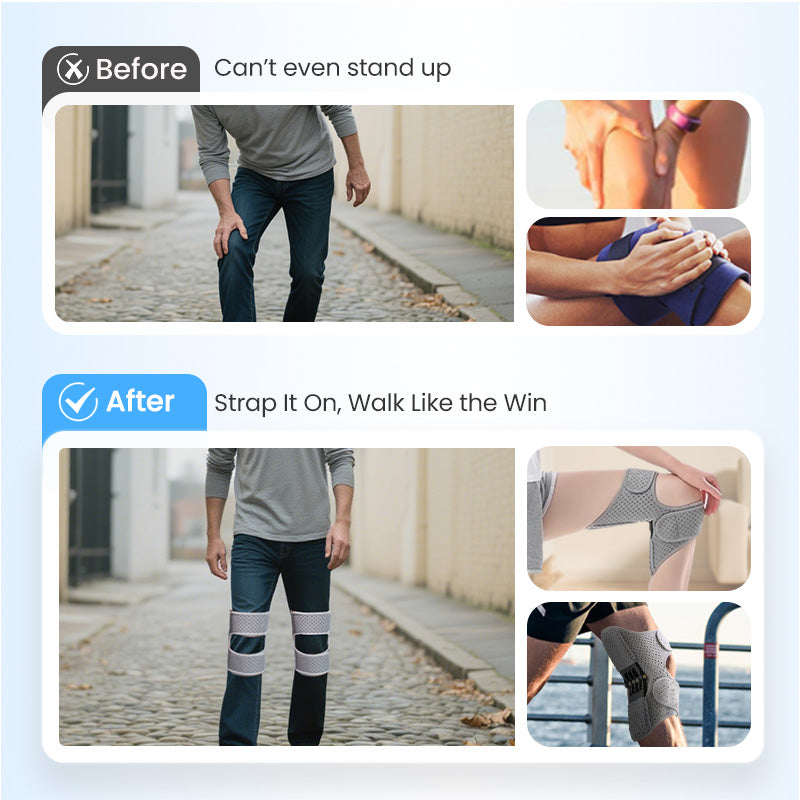 KneeGuard Pro Adjustable Support Booster Pair