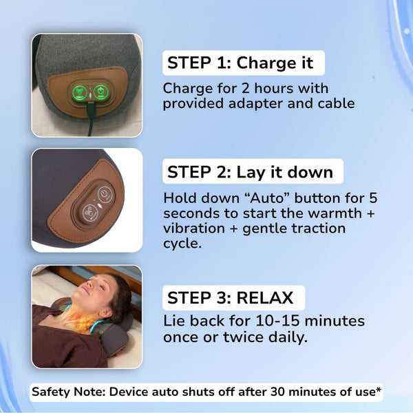Electric Neck Massager Cervical Pillow