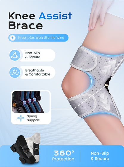 KneeGuard Pro Adjustable Support Booster Pair