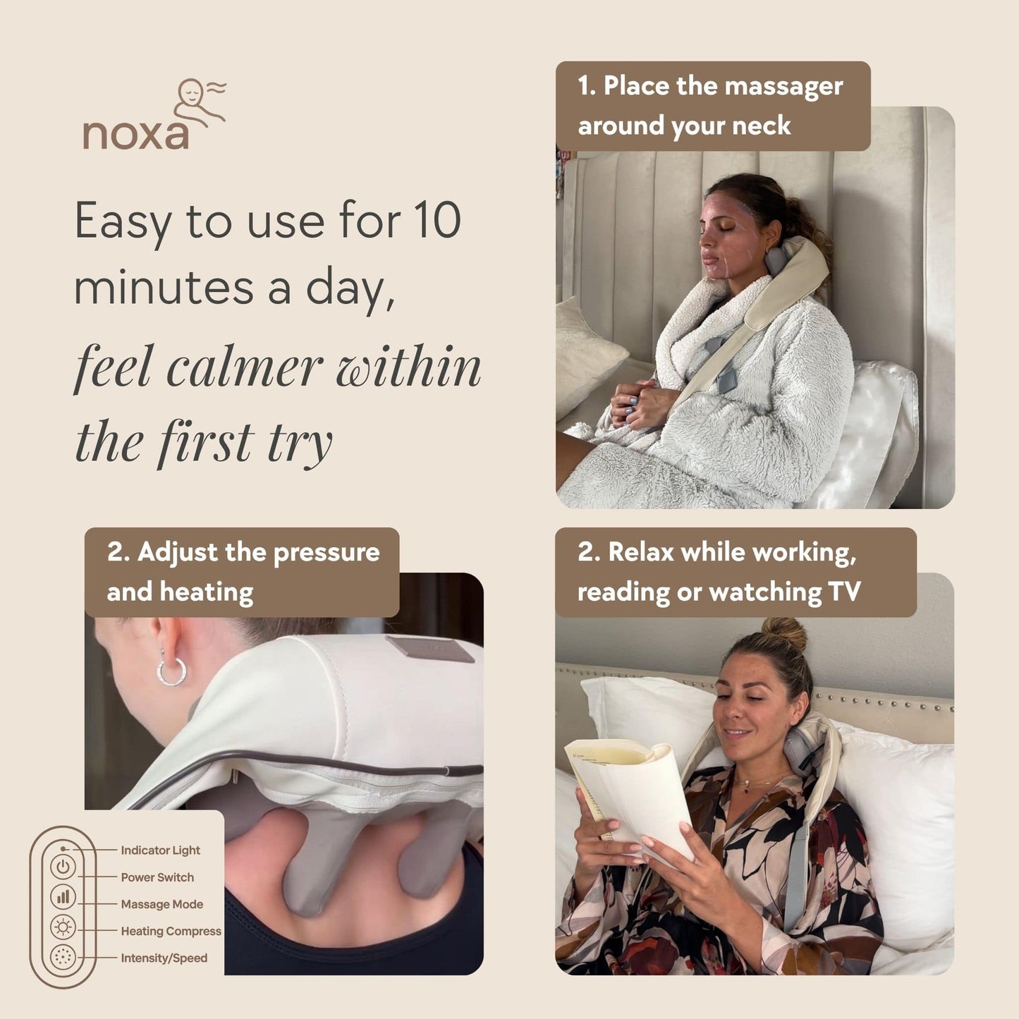 NoxaRelief Pro™ Heated Deep Tissue Massager